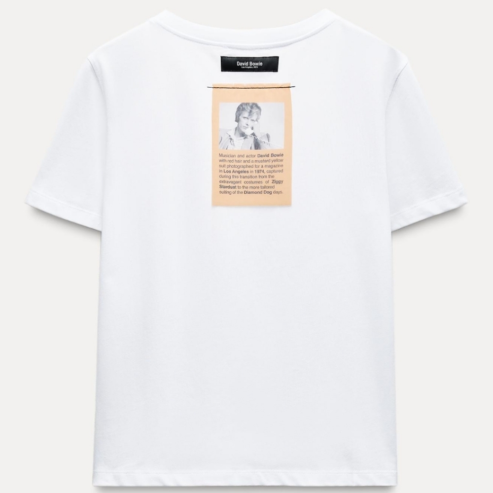 ZARA DAVID BOWIE T-SHIRT NWT - Picture 4 of 6